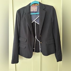 Anthropologie Cartonnier Black Blazer